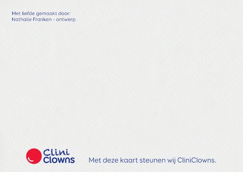 Kerstkaart CliniClowns ho ho ho 2