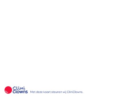 Kerstkaart CliniClowns Kerstman 2