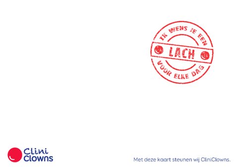 Kerstkaart CliniClowns Lach foto 2
