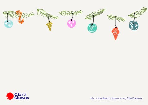 Kerstkaart CliniClowns Wishes 2