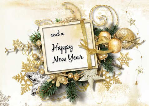 Kerstkaart collage kerstitems scrapbook 2
