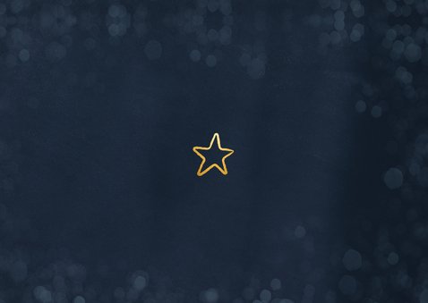 Kerstkaart Corona - dikke papieren kerstknuffel tekst Achterkant