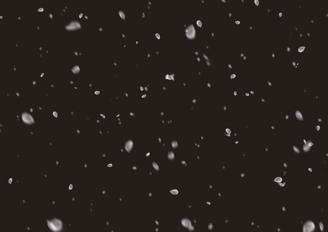 Kerstkaart foto-effect sneeuw op foto Achterkant