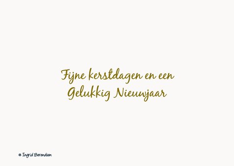 Kerstkaart gezellig kerstdiner 2