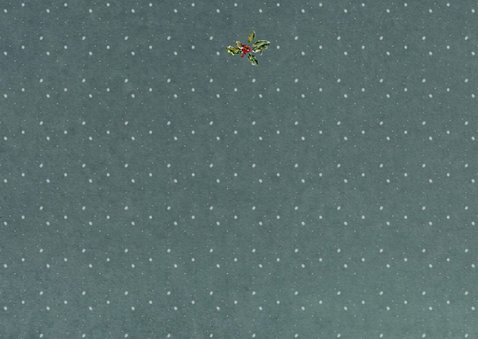 Kerstkaart gezellig kerstdiner Achterkant