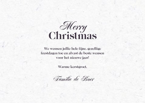 Kerstkaart gezellige woonkamer sterren en merry christmas 3