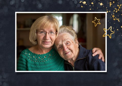 Kerstkaart ik kerst-mis je! - niet samen kunnen zijn 2