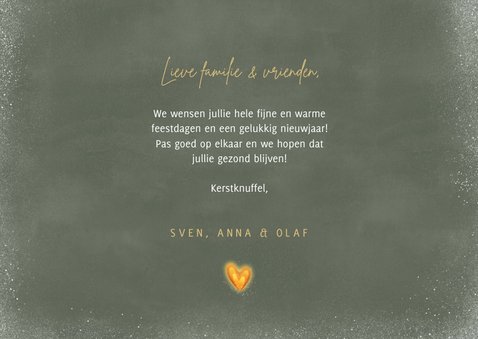 Kerstkaart kaarsje, kersttakjes, foto's, warme kerstwensen 3