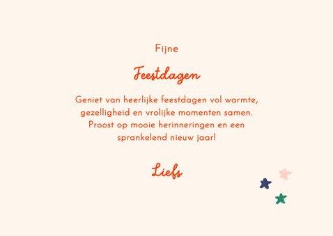 Kerstkaart Kerst Letters 3