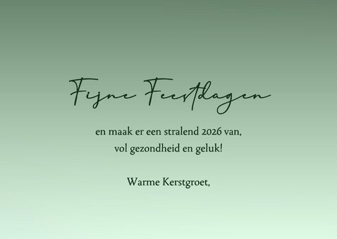 Kerstkaart kerstboom met foto en lichtjes 3