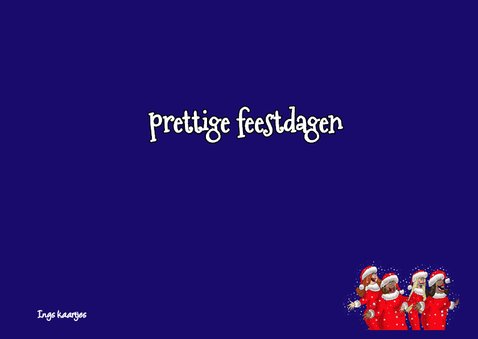 Kerstkaart Kerstdames 3