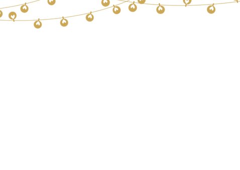 Kerstkaart krijt lampjes 2