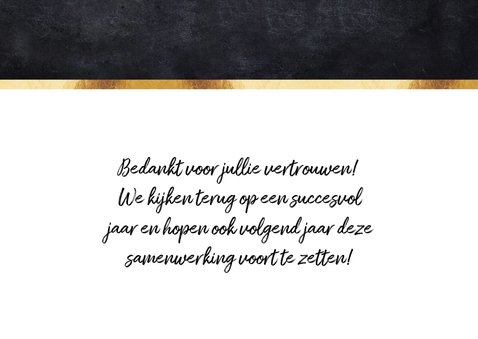Kerstkaart krijtbord boom label 2