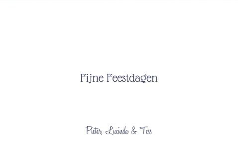 Kerstkaart label magische ster en foto 3