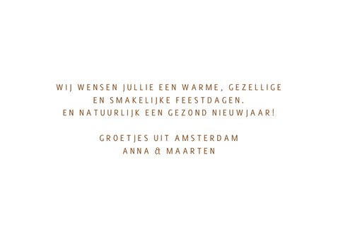 Kerstkaart merel in de sneeuw 3