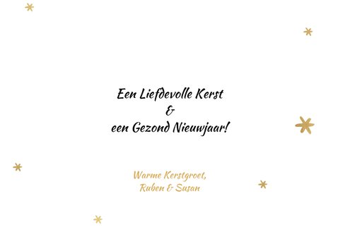 Kerstkaart Merry Christmas kerstboom met foto 3