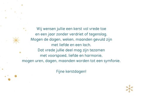 Kerstkaart met 3D tekst 3