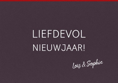 Kerstkaart met een foto en op achtergrond kersttakjes 3