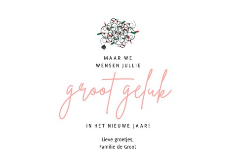 Kerstkaart met foto corona - ingewikkeld jaar 3