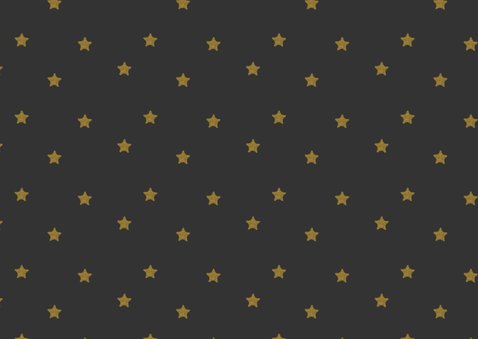 Kerstkaart met foto en gouden letters 2