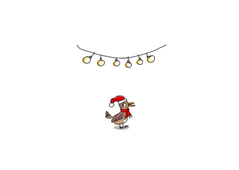 Kerstkaart met kerstmannetjes en 2026 2