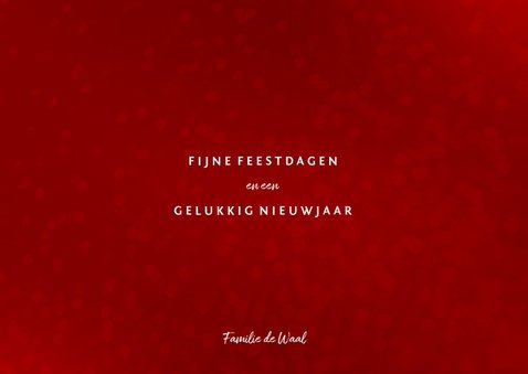 Kerstkaart met typografische kerstboom en foto 3