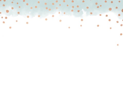 Kerstkaart met waterverf en goudkleurige handlettering 2