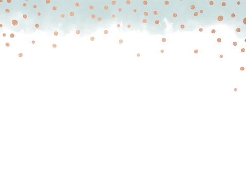 Kerstkaart met waterverf en goudkleurige handlettering 2
