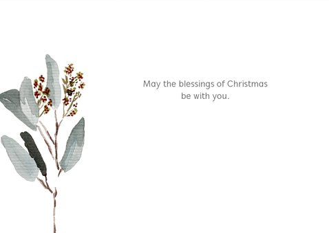 Kerstkaart mint takje Opwekking 529 3