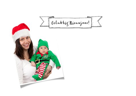 Kerstkaart mutsen eigen foto 2