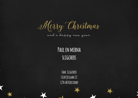 Kerstkaart Oh holy night lyrics 3