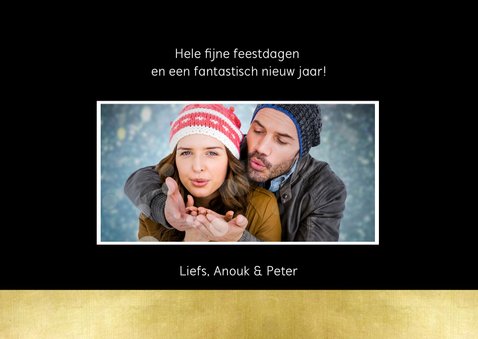 Kerstkaart oude meesters bloemen goud 3