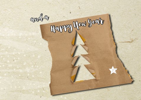 Kerstkaart papers - foto en logo 2020 2