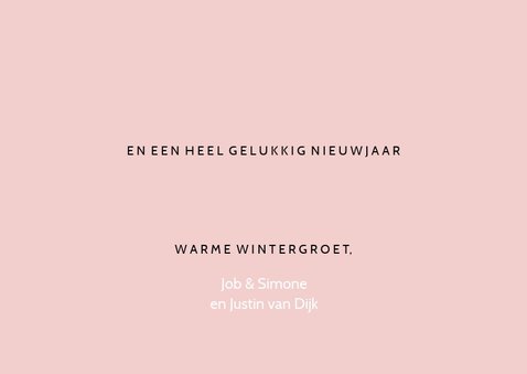 Kerstkaart quote lieve kerstgroet fotolijstje 3