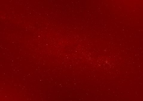 Kerstkaart rode galaxy met gouden accenten en foto's Achterkant