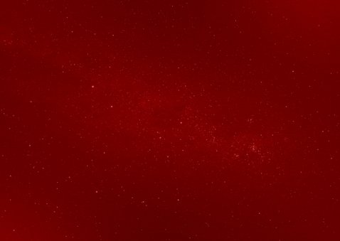 Kerstkaart rode galaxy met gouden accenten en foto's Achterkant