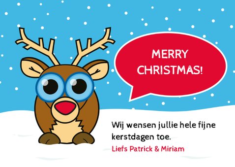 Kerstkaart - Rudolf - MG 3