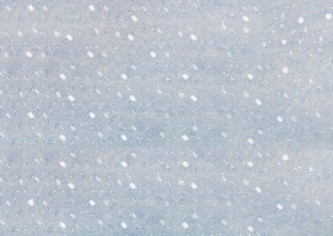 Kerstkaart samen een sneeuwpop maken Achterkant