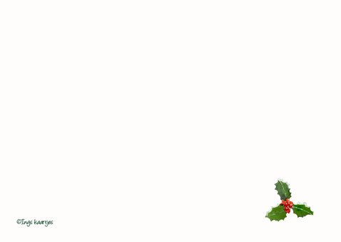 Kerstkaart Samenzang piano met kerstboom 2