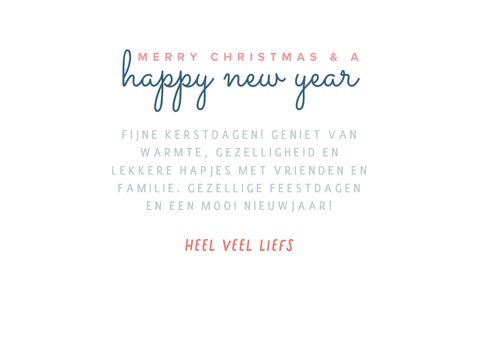 Kerstkaart schattige bende met kerstboom 3