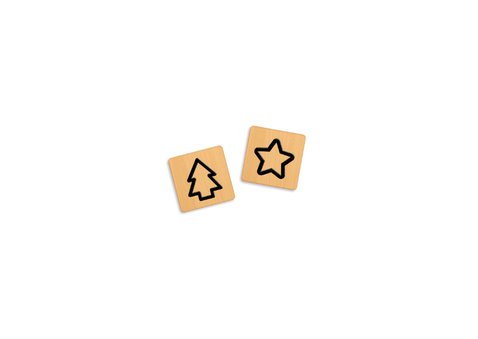 Kerstkaart Scrabble X-mas Achterkant