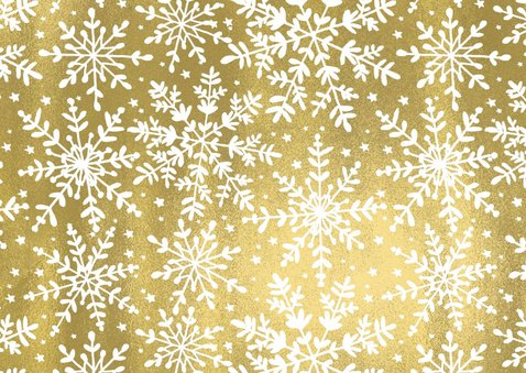 Kerstkaart Sneeuwvlokken groot 2