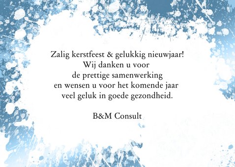 Kerstkaart ster ijs 2019 RB 3