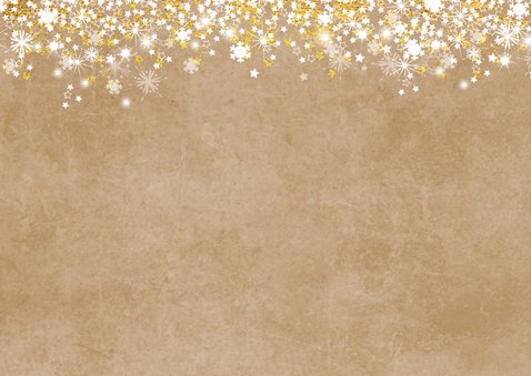 Kerstkaart stijlvol foto kraft romantisch 2