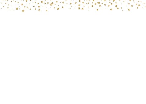 Kerstkaart stippen Goud 2