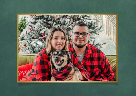 Kerstkaart waardebon met kersttakjes - als kerstcadeau 2