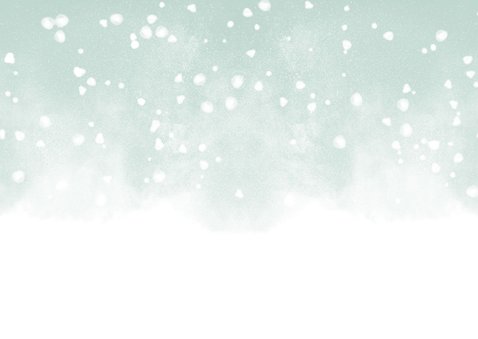 Kerstkaart Warm Wishes met waterverf en sneeuw 2