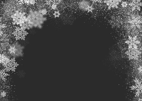 Kerstkaart winter grote foto - BK 2