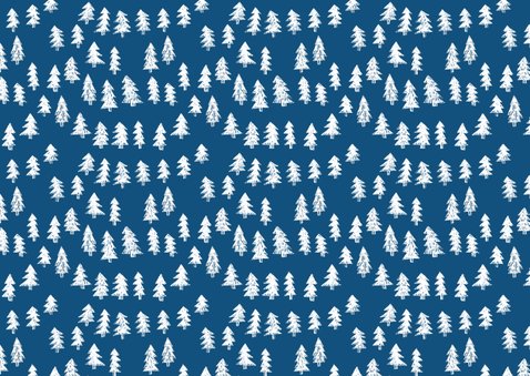 Kerstkaart winter huisjes 2