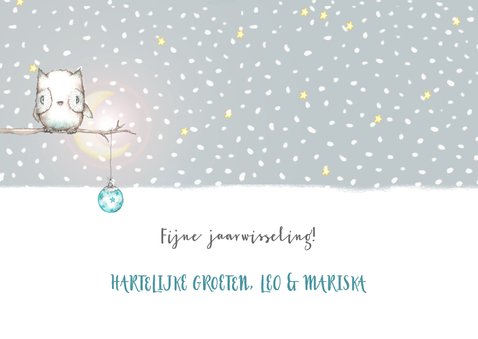Kerstkaart winter tipi met konijntjes en ijsbeer 3